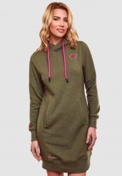 Navahoo Jurk - Dusty Olive Melange