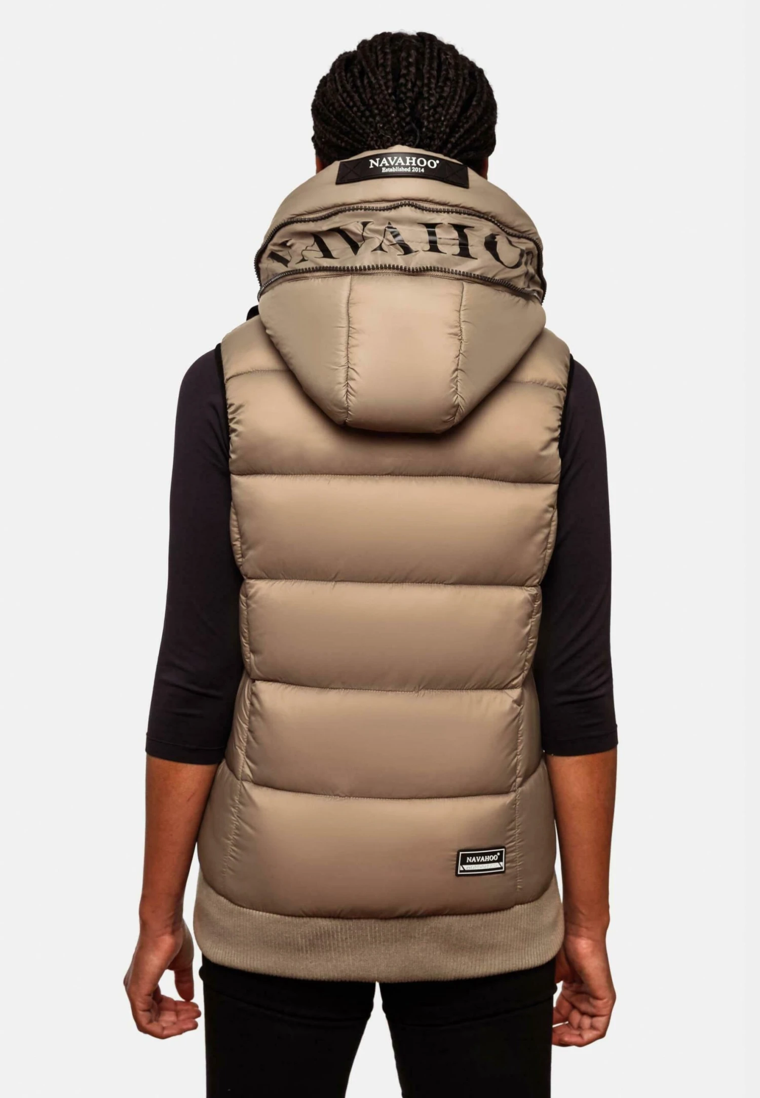 Navahoo Kassidy - Bodywarmer - Taupe 2 Navahoo Kassidy - Bodywarmer - Taupe - Afbeelding 2