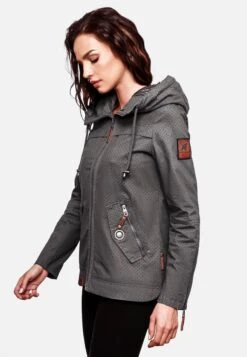 Navahoo Wekoo - Parka - Antracite Dots -Dames Jas Winkel 0fd0cbce33a0486bb20f67e6e257fb70