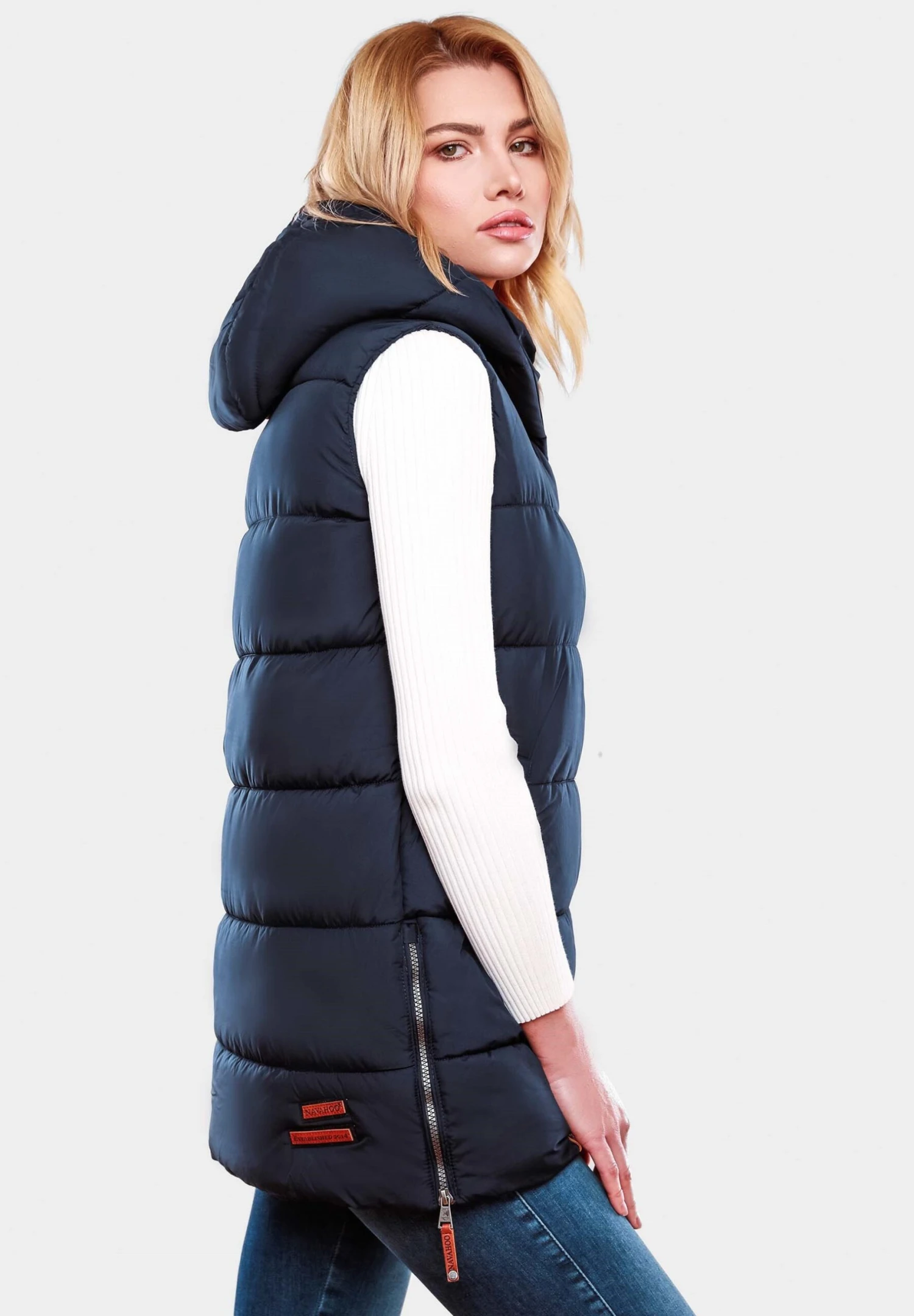 Navahoo Madilynaa - Bodywarmer - Dark Blue 4 Navahoo Madilynaa - Bodywarmer - Dark Blue - Afbeelding 4