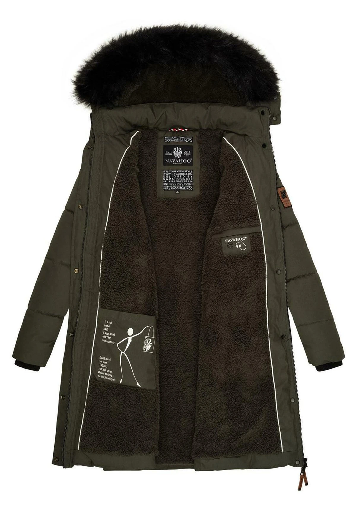 Navahoo Winterjas - Dark Grey 5 Navahoo Winterjas - Dark Grey - Afbeelding 5