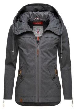 Navahoo Wekoo - Parka - Antracite Dots -Dames Jas Winkel 1c719e6c3d6445caa411e4ba38a7f2da