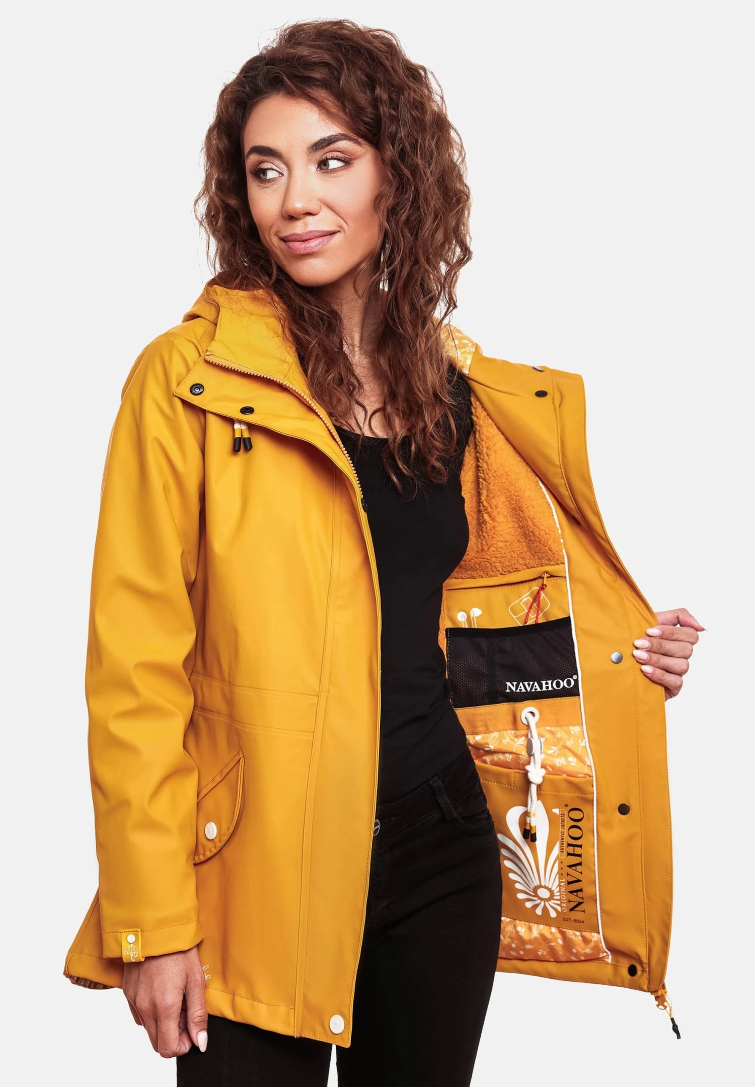 Navahoo Ocean Heart - Parka - Amber Yellow 4 Navahoo Ocean Heart - Parka - Amber Yellow - Afbeelding 4