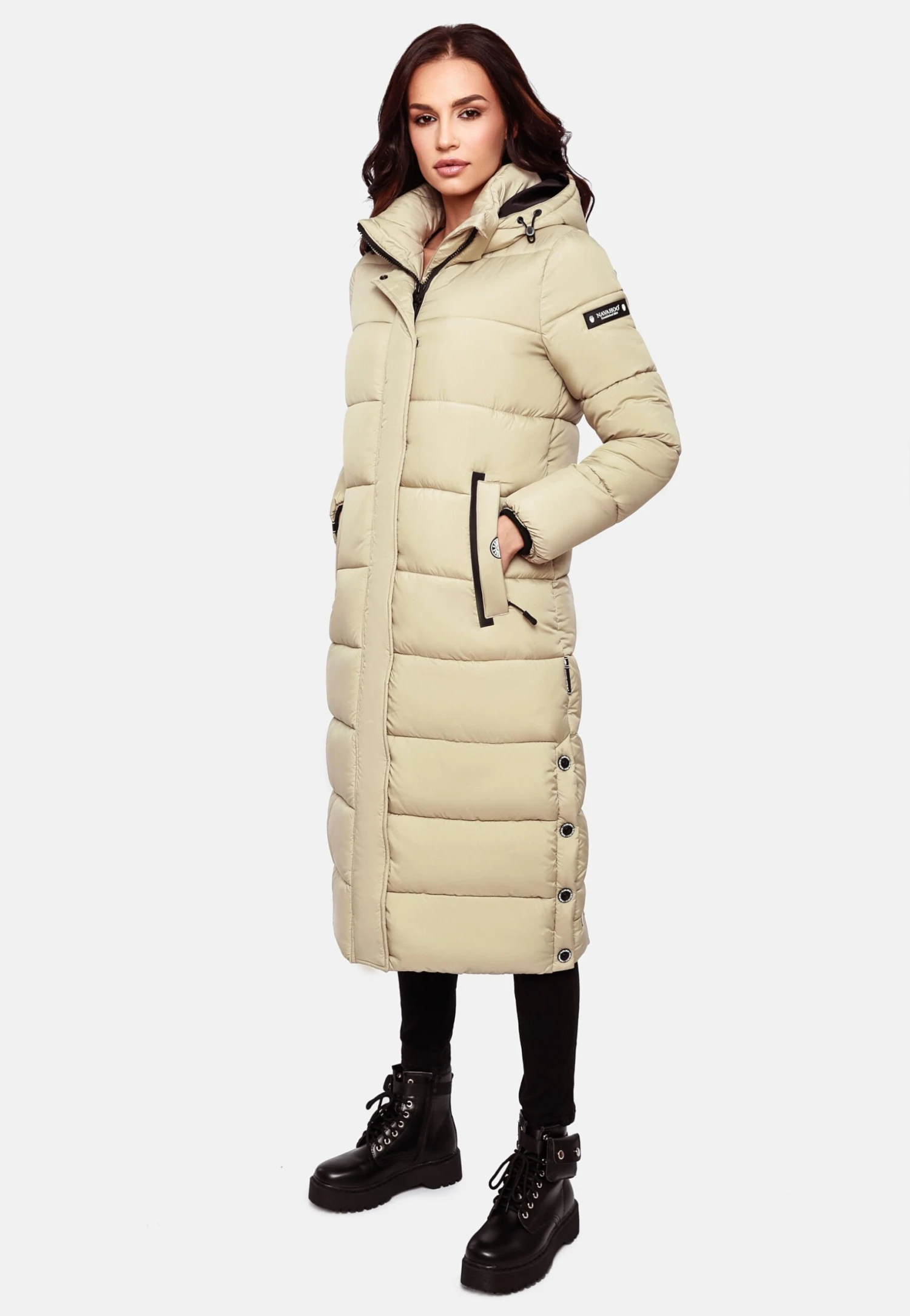 Navahoo Isalie - Winterjas - Pebble Grey 2 Navahoo Isalie - Winterjas - Pebble Grey - Afbeelding 2