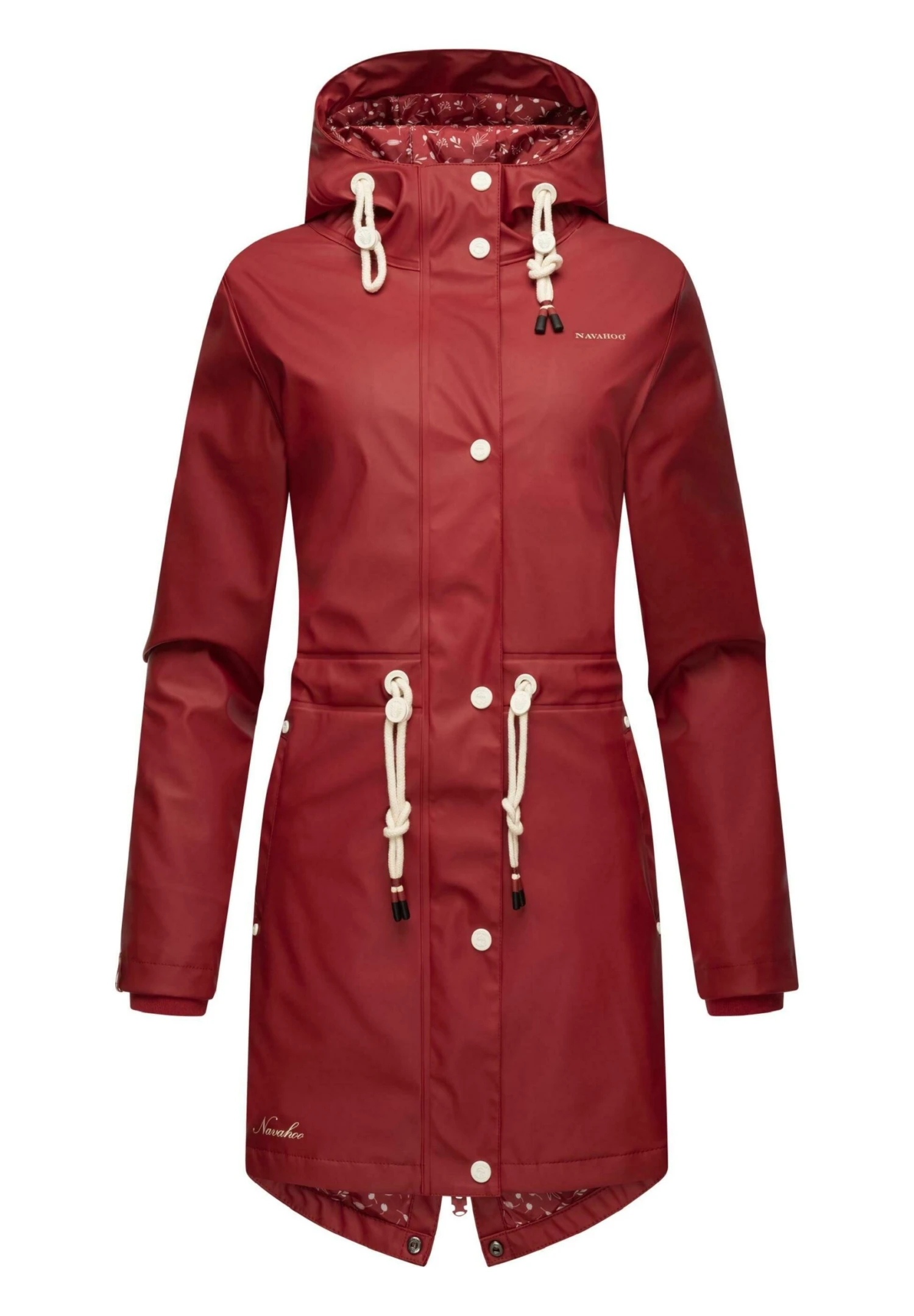 Navahoo Flower Of Ocean - Parka - Blood Red 1 Navahoo Flower Of Ocean - Parka - Blood Red