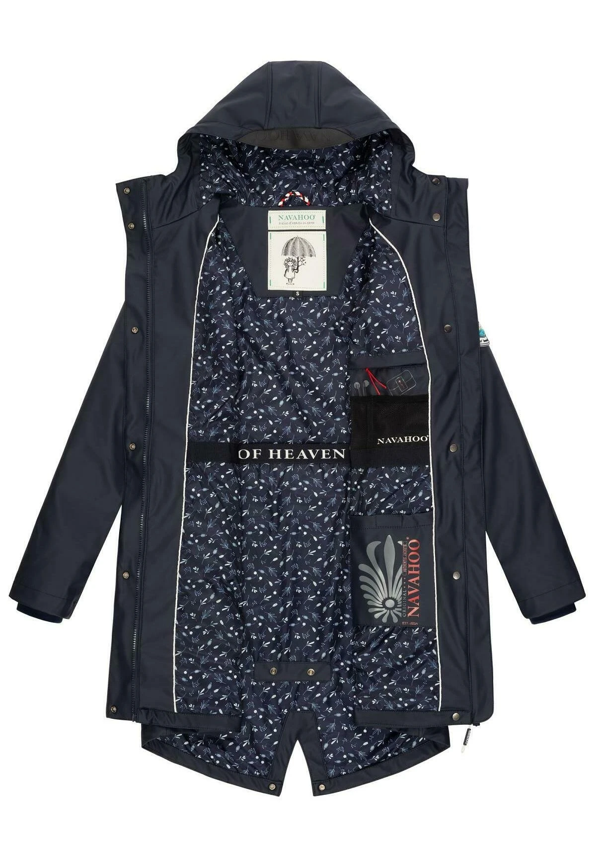 Navahoo Tropical Storm - Parka - Dark Blue 4 Navahoo Tropical Storm - Parka - Dark Blue - Afbeelding 4