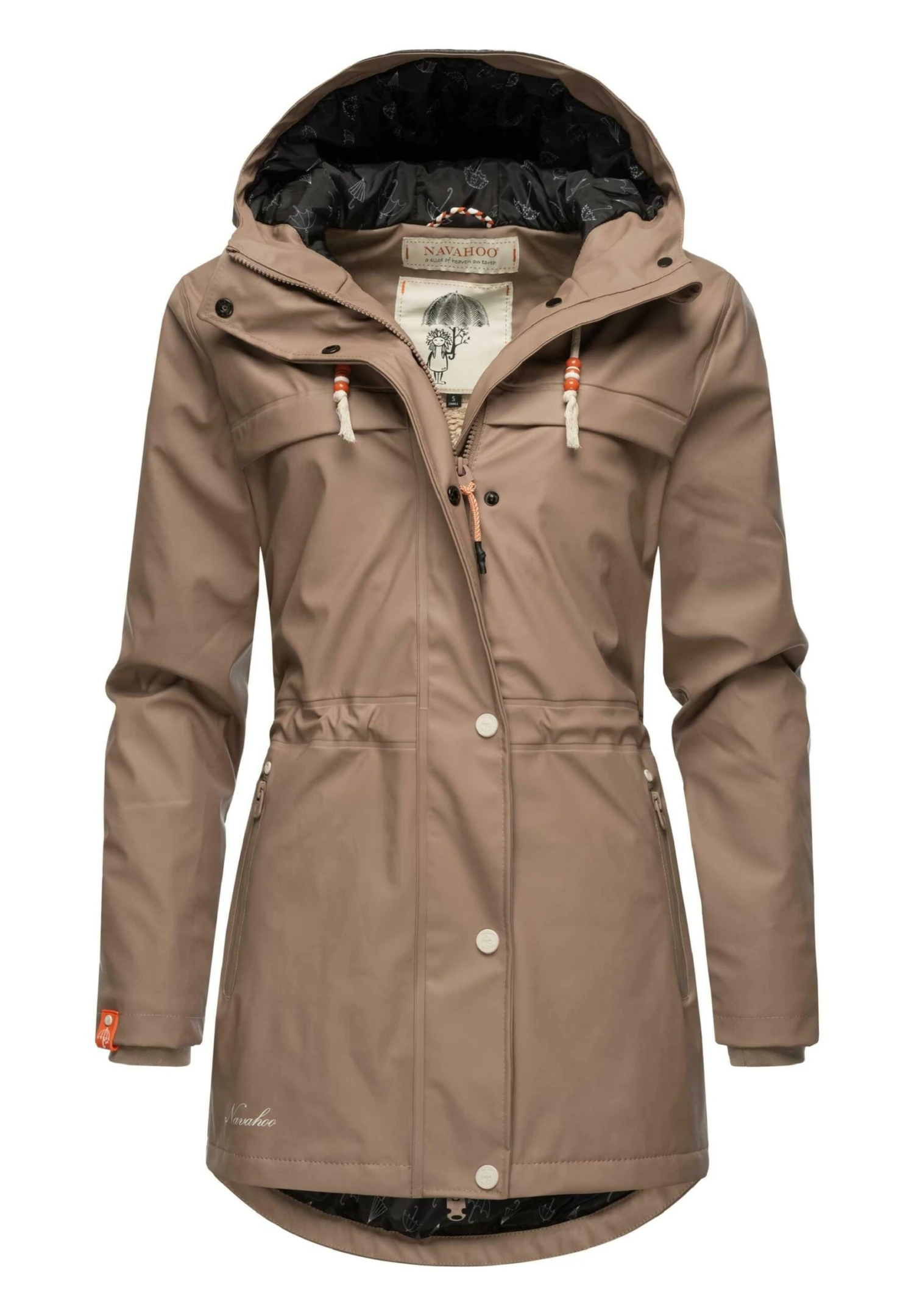 Navahoo Rainy Forest - Regenjas - Taupe 5 Navahoo Rainy Forest - Regenjas - Taupe - Afbeelding 5