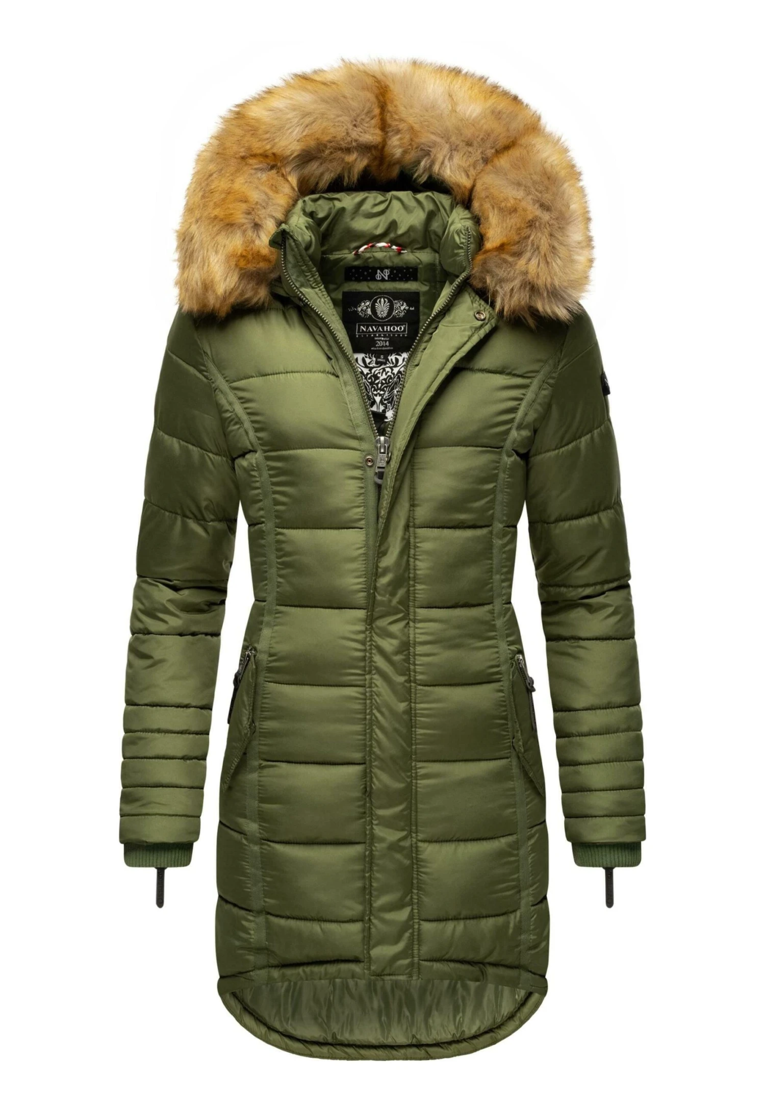 Navahoo Papaya - Winterjas - Dusty Olive 1 Navahoo Papaya - Winterjas - Dusty Olive