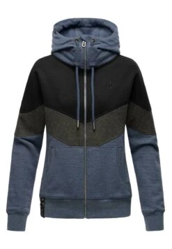 Navahoo Sweater Met Rits - Dusty Blue Melange -Dames Jas Winkel 35edf0b700624a29b31b9f1144abfe55