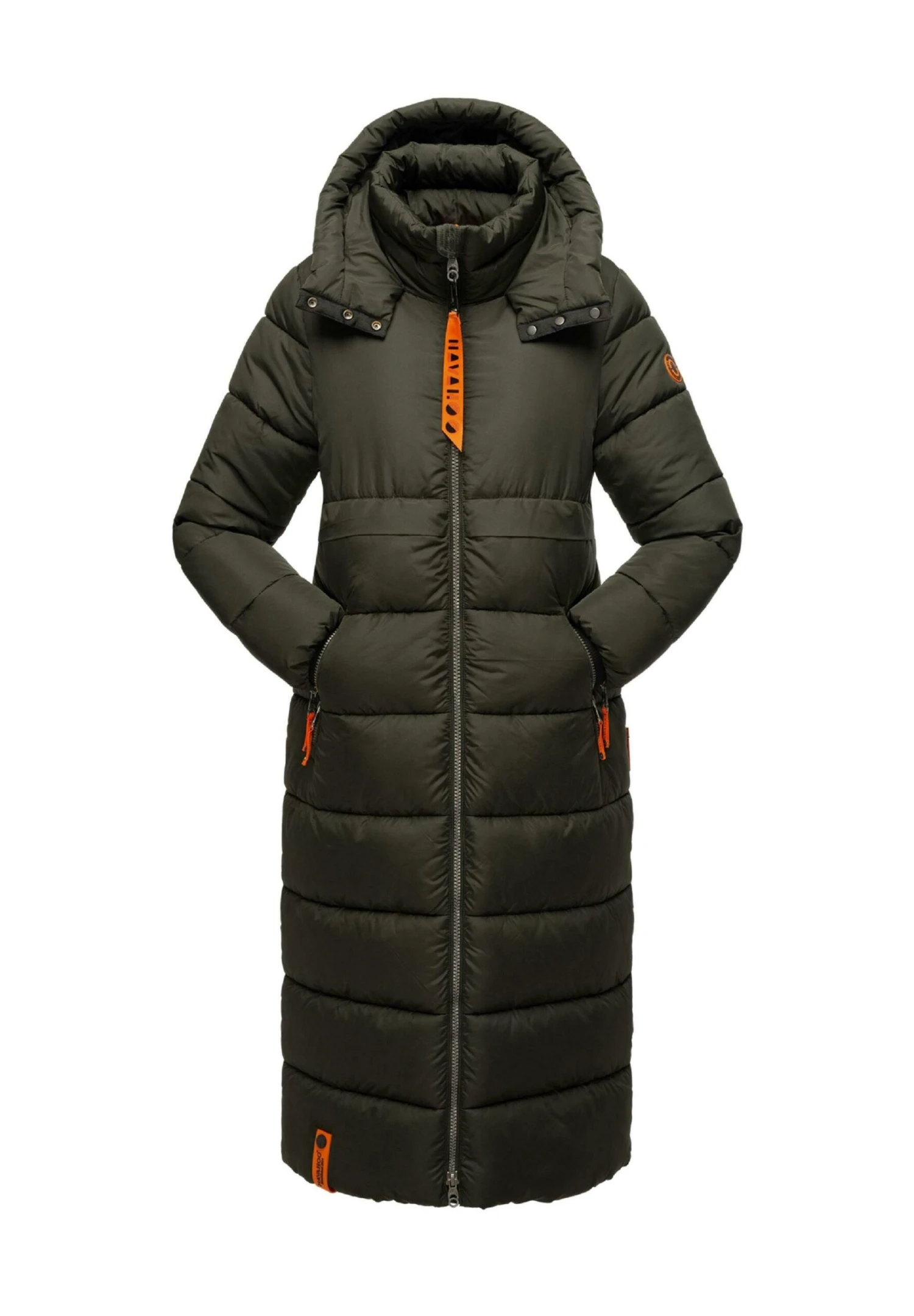 Navahoo Kristallblume - Winterjas - Dark Olive 5 Navahoo Kristallblume - Winterjas - Dark Olive - Afbeelding 5