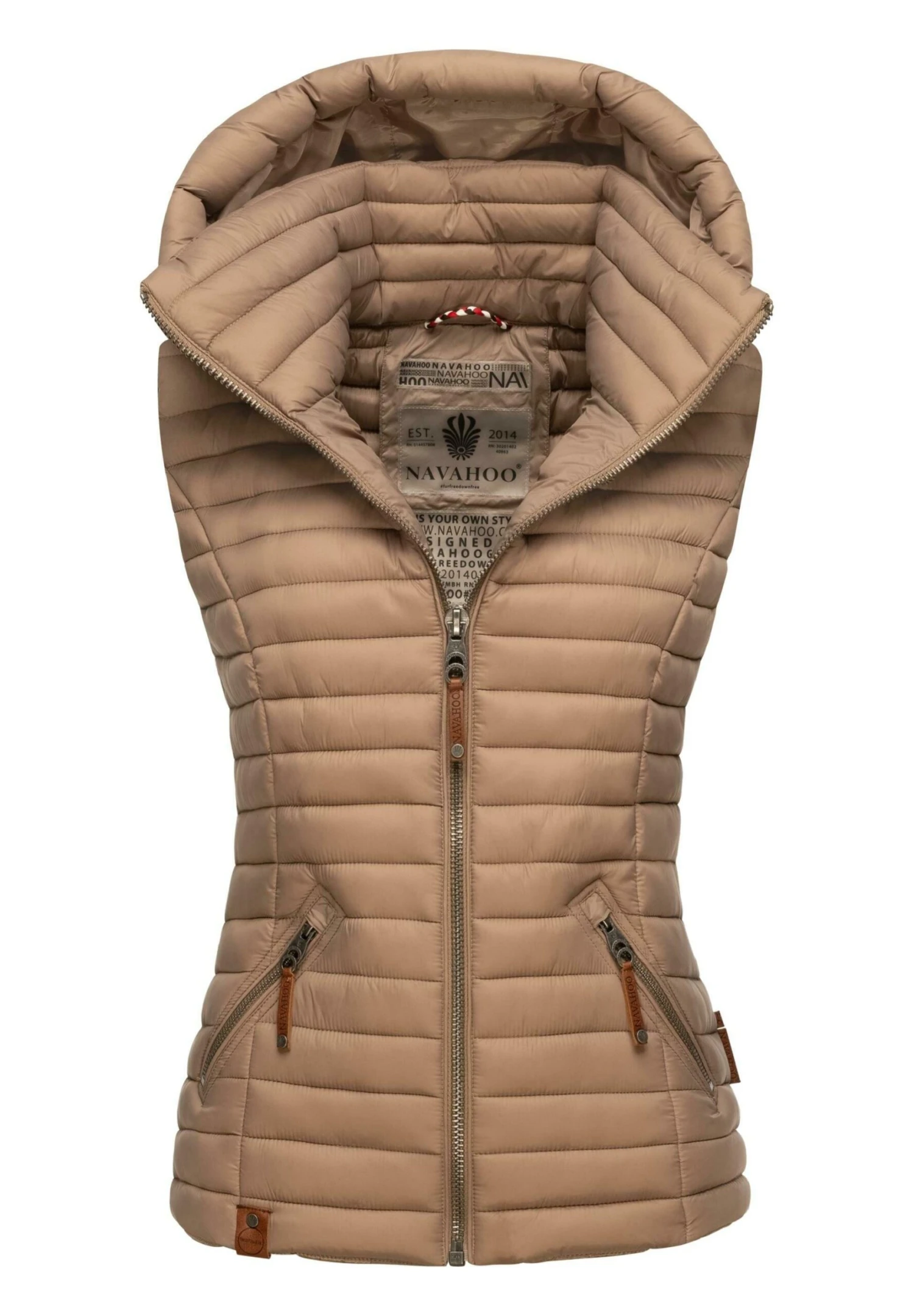 Navahoo Shadaa - Bodywarmer - Taupe Grey 1 Navahoo Shadaa - Bodywarmer - Taupe Grey