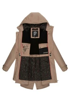 Navahoo Rainy Flower - Parka - Taupe 16 Navahoo Rainy Flower - Parka - Taupe -Dames Jas Winkel 4ceb9ca30d63428693495792954ec3da