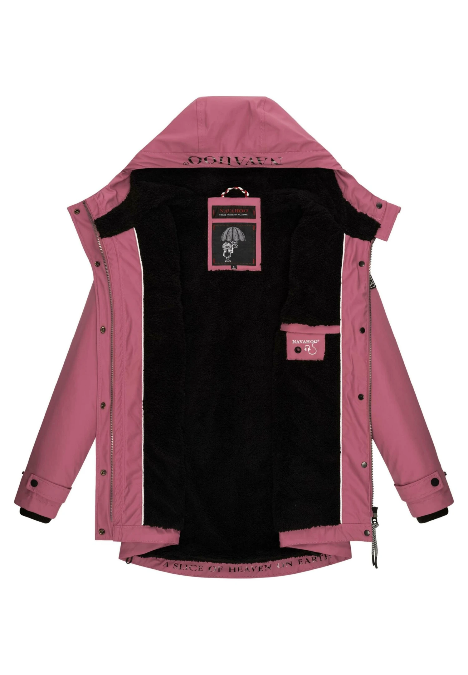 Navahoo Lindraa - Winterjas - Dark Rose 8 Navahoo Lindraa - Winterjas - Dark Rose - Afbeelding 8