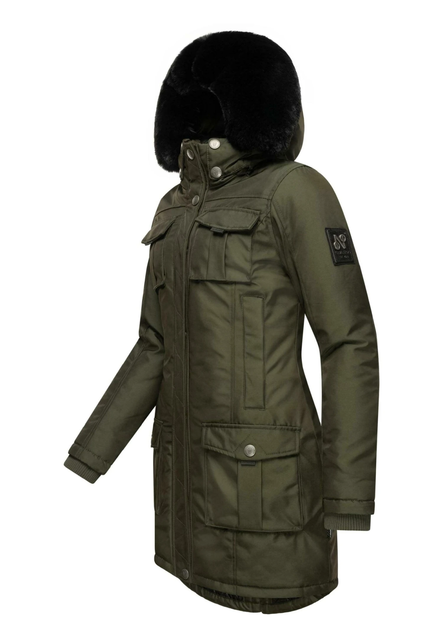 Navahoo Tiniis - Winterjas - Dark Olive 2 Navahoo Tiniis - Winterjas - Dark Olive - Afbeelding 2