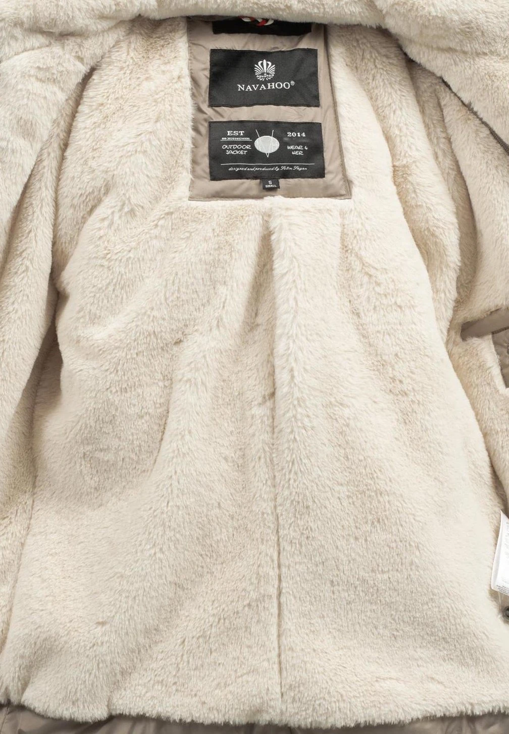 Navahoo Megan - Winterjas - Taupe 6 Navahoo Megan - Winterjas - Taupe - Afbeelding 6