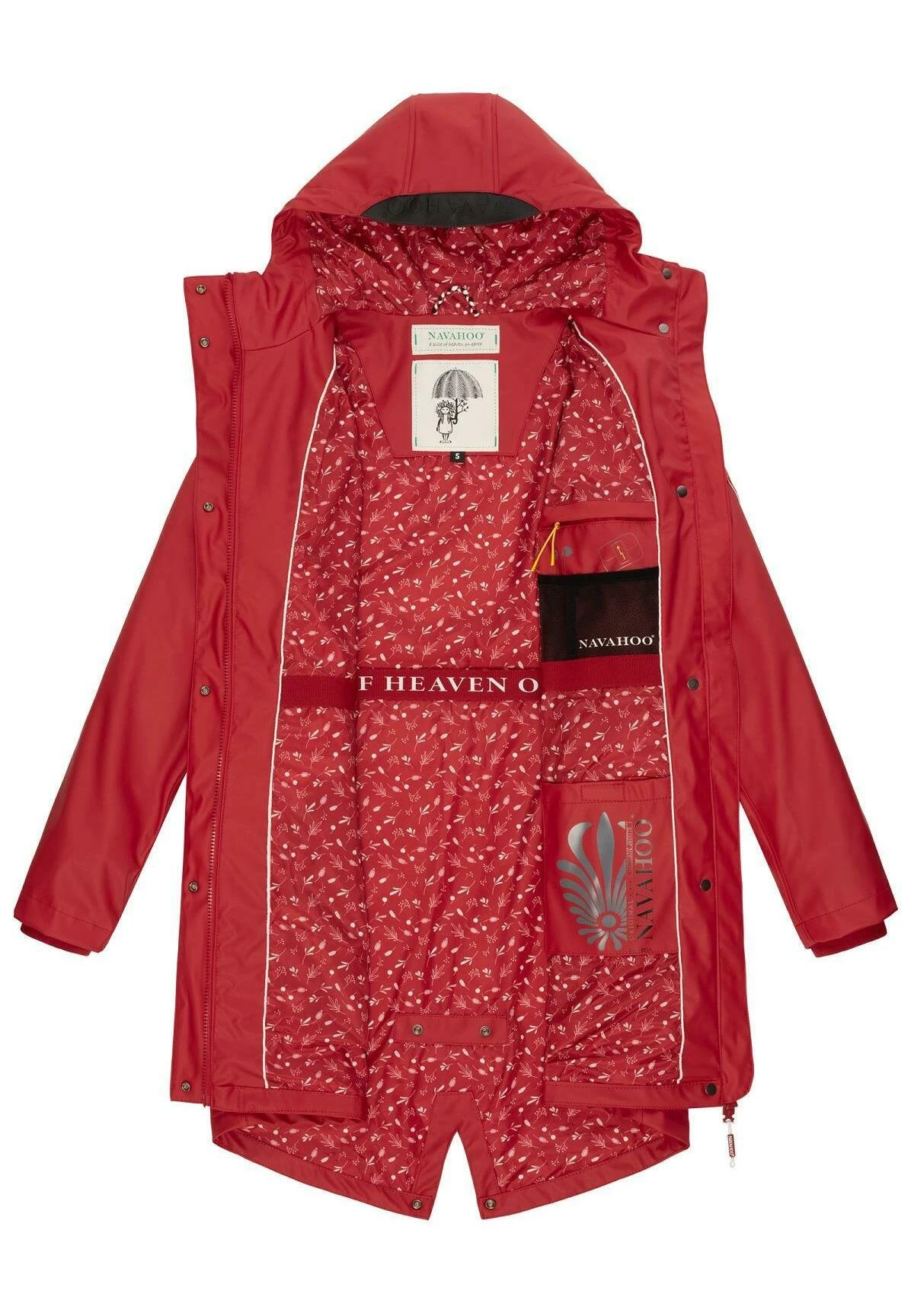Navahoo Tropical Storm - Parka - Light Red 4 Navahoo Tropical Storm - Parka - Light Red - Afbeelding 4