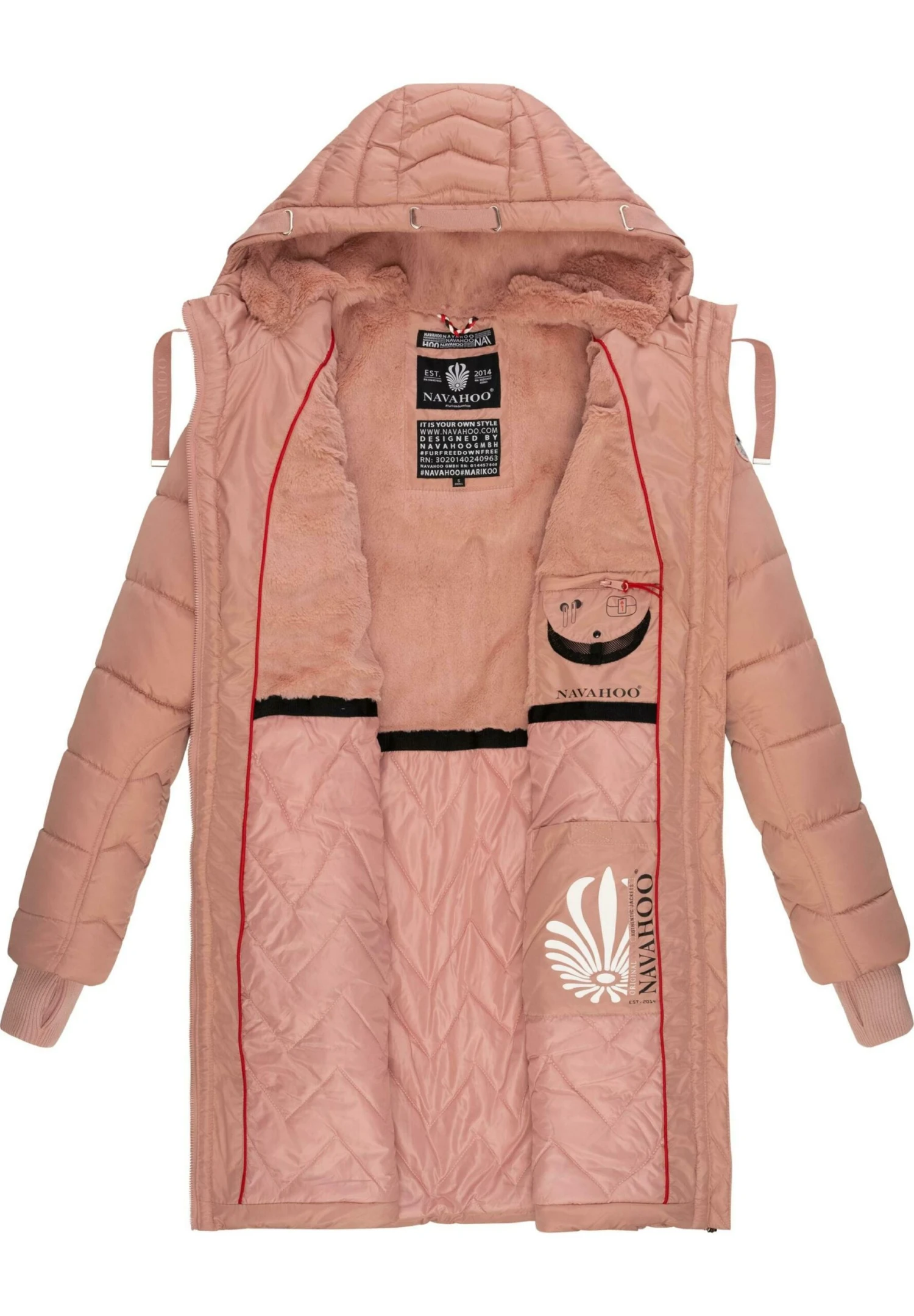 Navahoo Winterjas - Rose 5 Navahoo Winterjas - Rose - Afbeelding 5