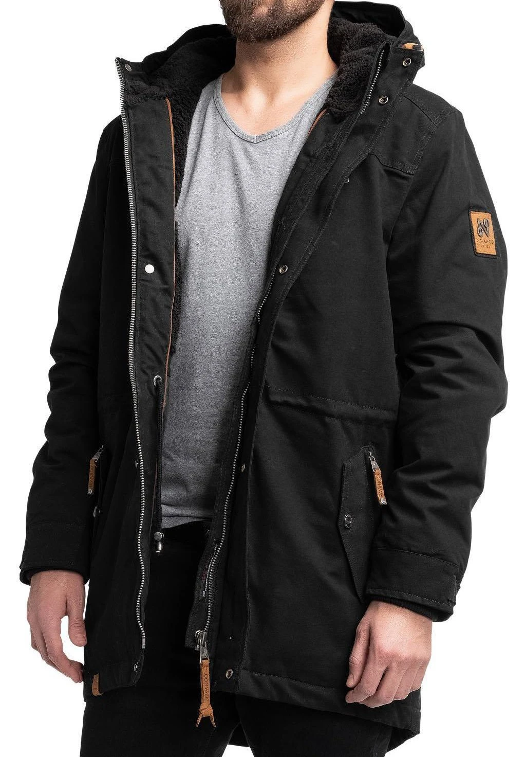 Navahoo Manaka - Winterjas - Schwarz 1 Navahoo Manaka - Winterjas - Schwarz