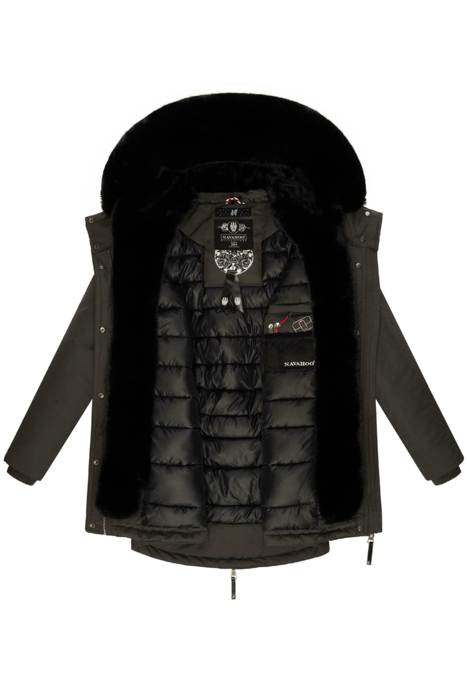 Navahoo Sweety Deluxe - Winterjas - Dark Grey 4 Navahoo Sweety Deluxe - Winterjas - Dark Grey - Afbeelding 4