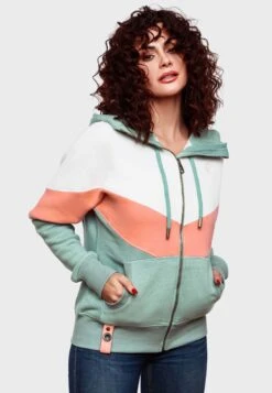 Navahoo Sweater Met Rits - Dusty Mint Melange 10 Navahoo Sweater Met Rits - Dusty Mint Melange -Dames Jas Winkel 74fe587095db483a993c22a87c106455