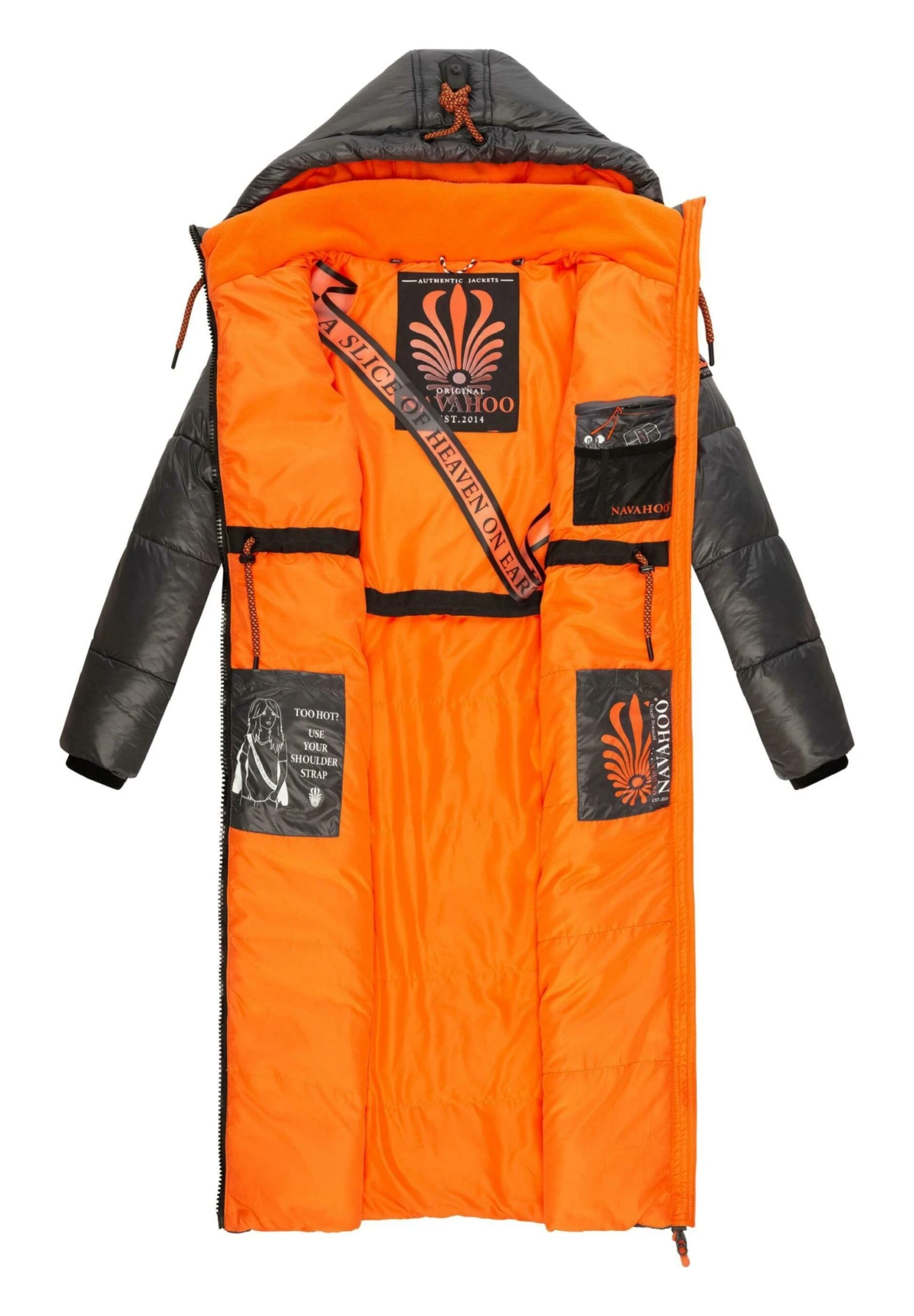 Navahoo Schmuseengel - Winterjas - Dark Grey 3 Navahoo Schmuseengel - Winterjas - Dark Grey - Afbeelding 3