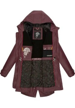 Navahoo Rainy Flower - Parka - Dark Red Melange 8 Navahoo Rainy Flower - Parka - Dark Red Melange -Dames Jas Winkel 795bb651c4ac4bcc80e7ad444149aad6
