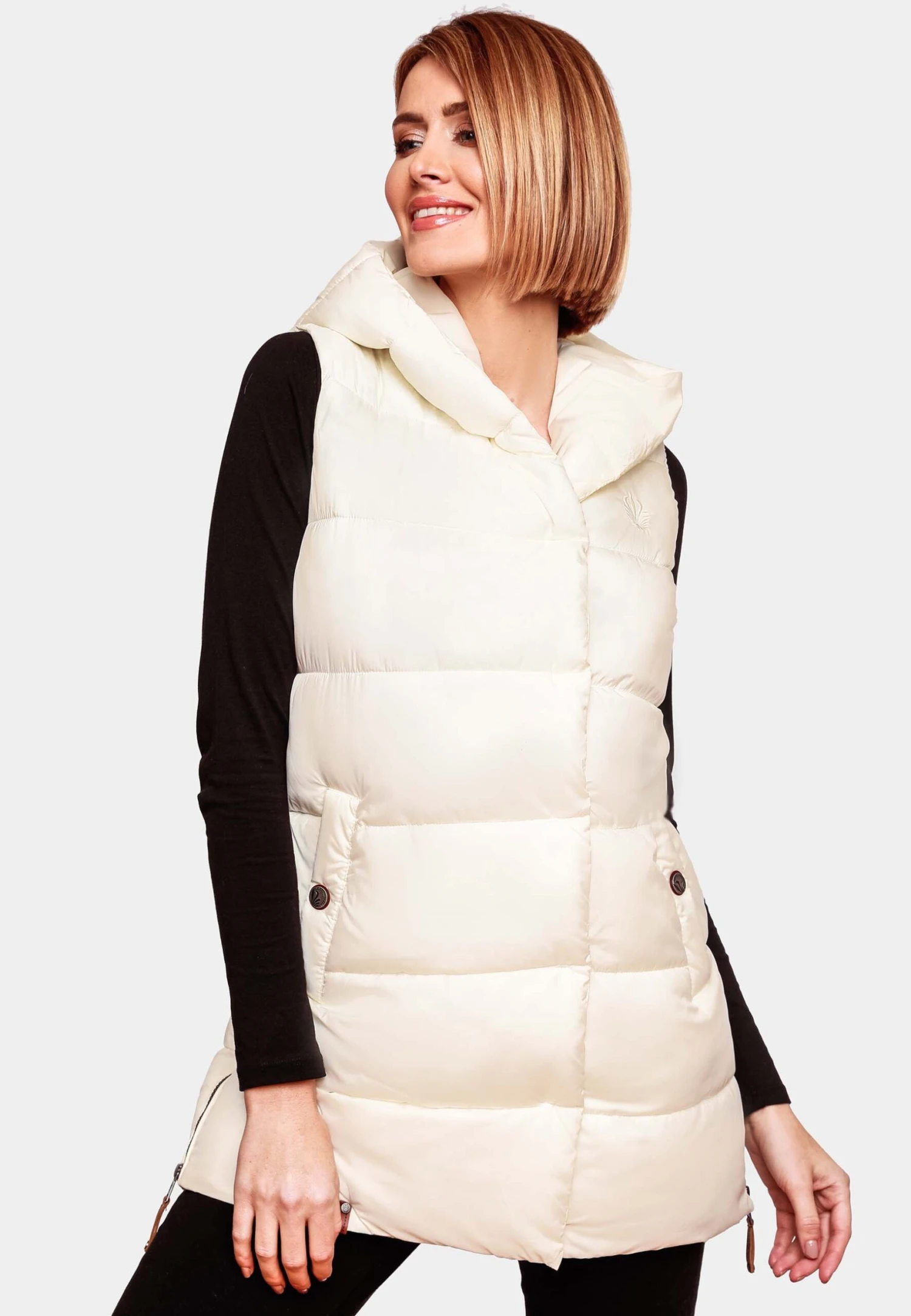 Navahoo Madilynaa - Bodywarmer - Offwhite 1 Navahoo Madilynaa - Bodywarmer - Offwhite