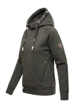 Navahoo Liebesmäuschen - Hoodie - Dark Grey Melange 7 Navahoo Liebesmäuschen - Hoodie - Dark Grey Melange -Dames Jas Winkel 7b0bf1610e8e4f419e1053257c43cc18