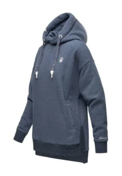 Navahoo Silberengelchen - Hoodie - Dusty Blue Melange -Dames Jas Winkel 802a9e9a7e144d4b89056800d02cf24c