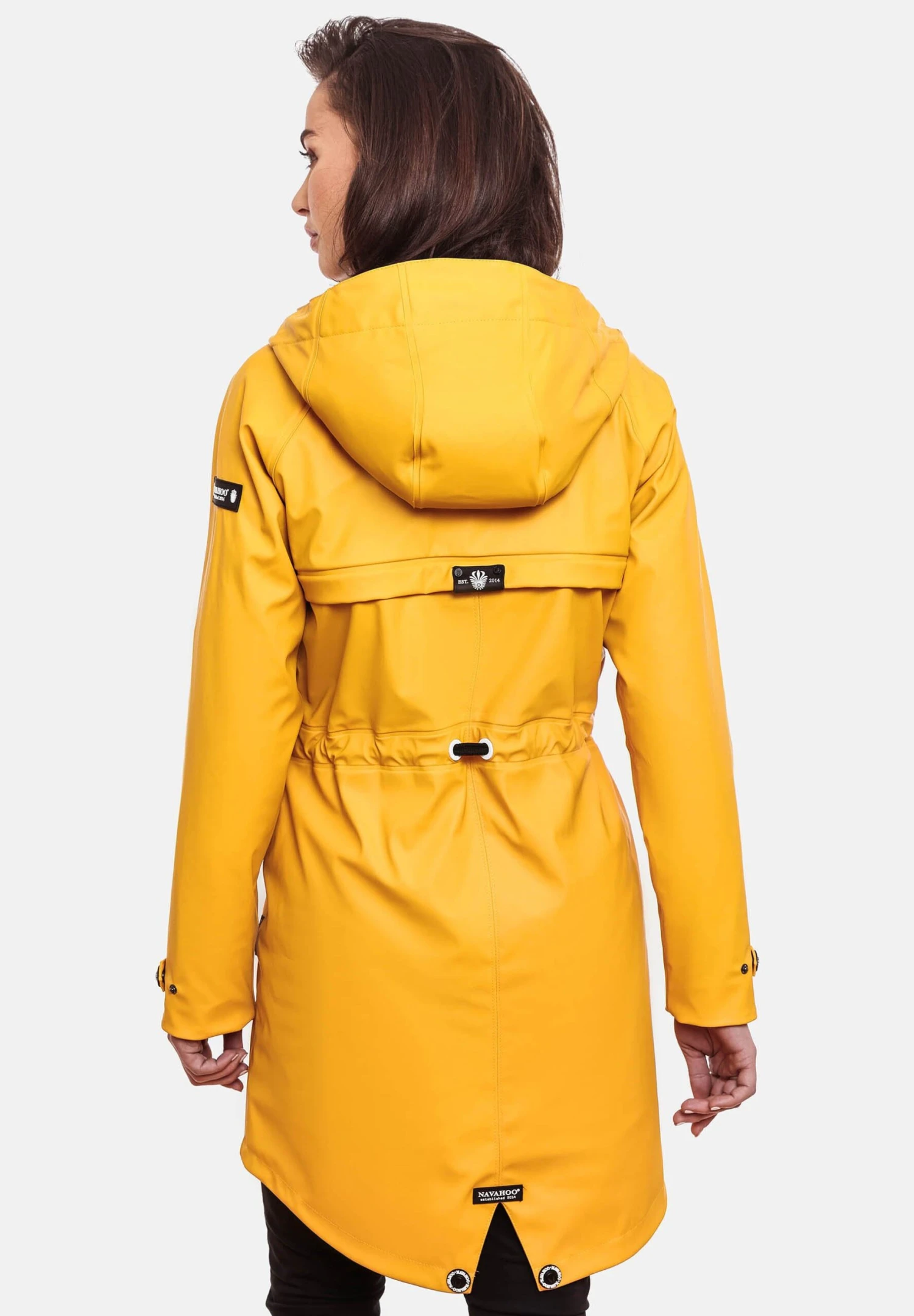 Navahoo Rainy Flower - Parka - Amber Yellow 2 Navahoo Rainy Flower - Parka - Amber Yellow - Afbeelding 2