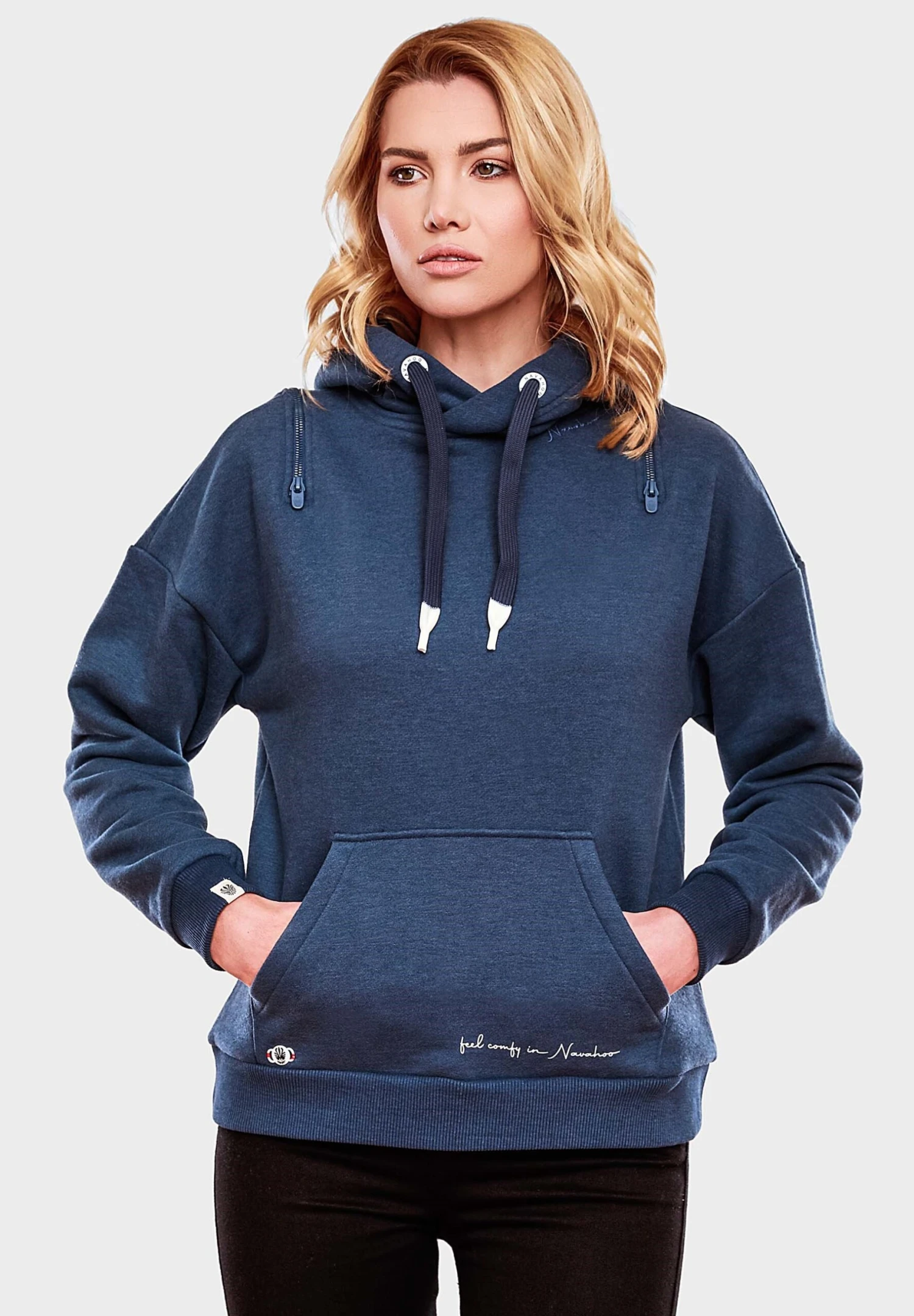Navahoo Zuckerbärchen - Hoodie - Dusty Blue 1 Navahoo Zuckerbärchen - Hoodie - Dusty Blue