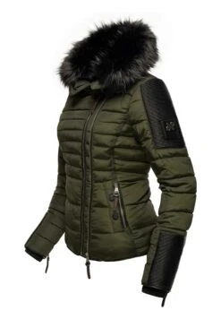Navahoo Yuki - Winterjas - Olive 15 Navahoo Yuki - Winterjas - Olive -Dames Jas Winkel 8633a83688444028ba44b26c7c6f010e