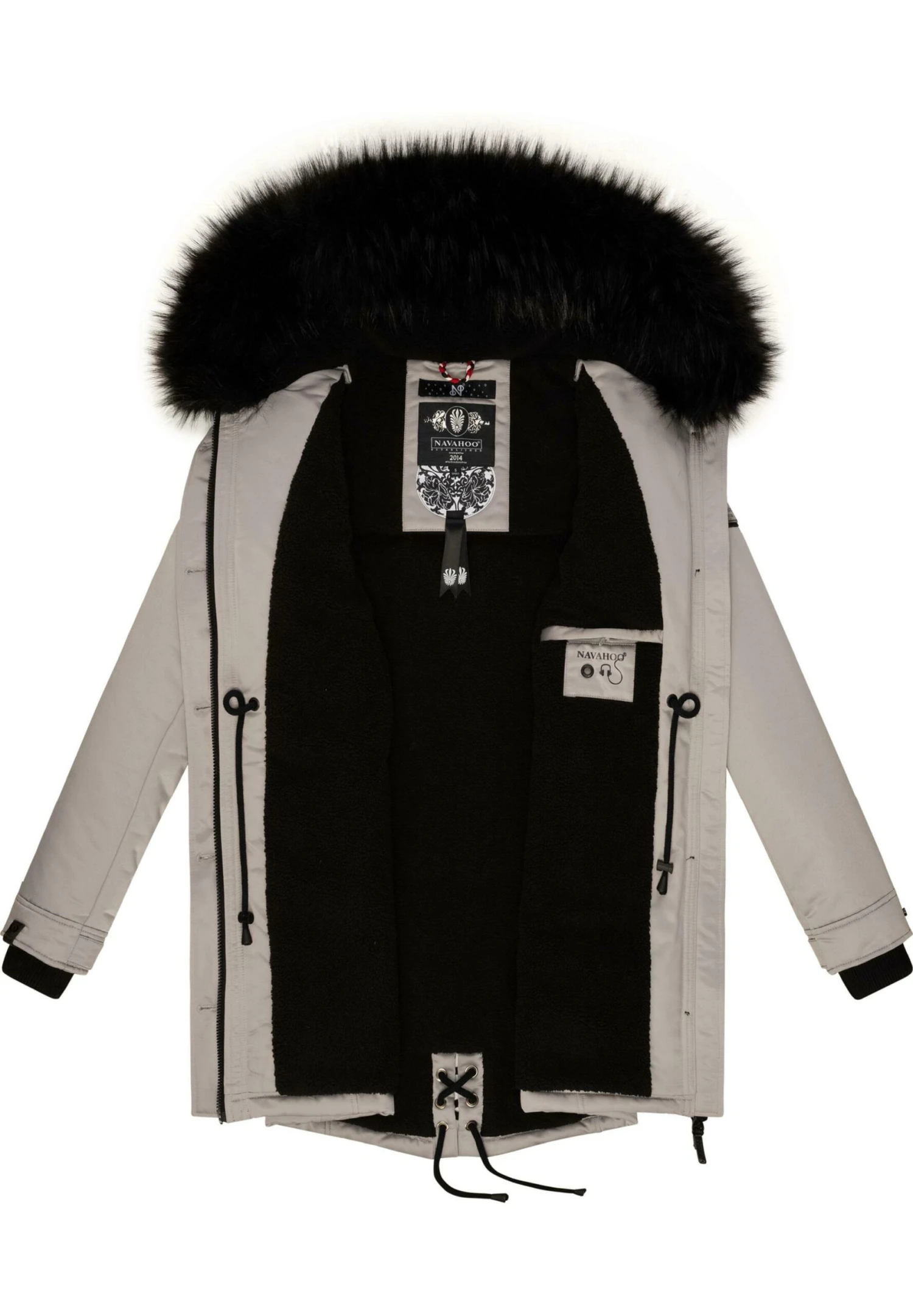 Navahoo Luluna - Winterjas - Zinc Grey 5 Navahoo Luluna - Winterjas - Zinc Grey - Afbeelding 5