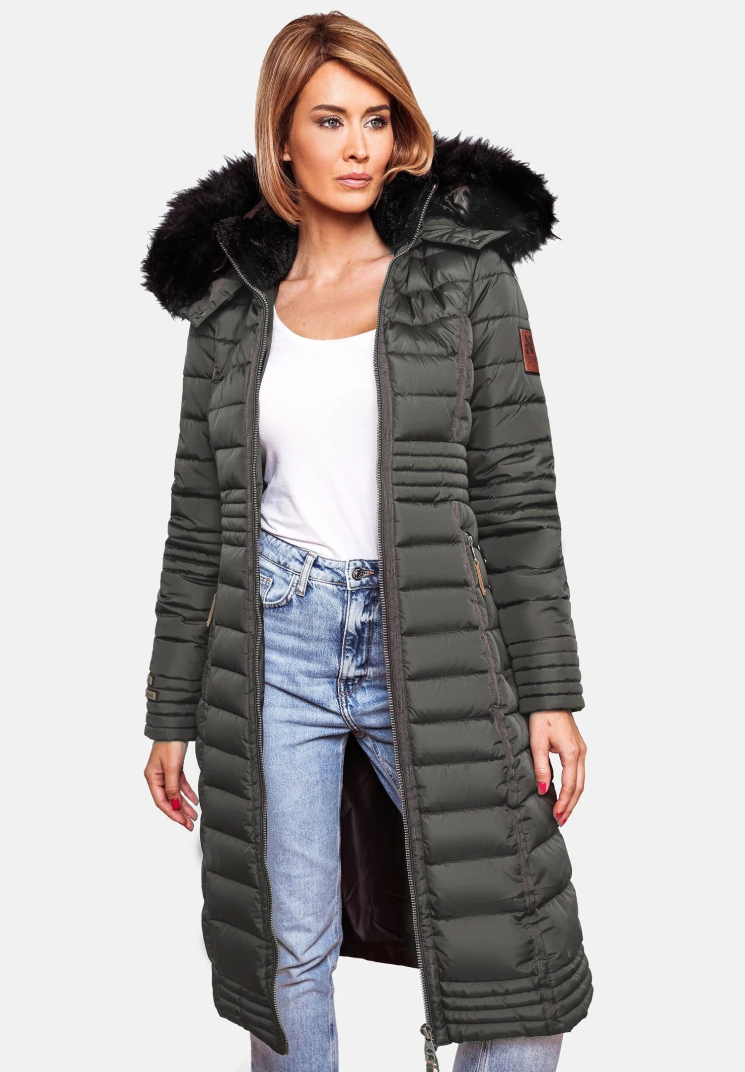 Navahoo Umay - Winterjas - Anthrazit 4 Navahoo Umay - Winterjas - Anthrazit - Afbeelding 4