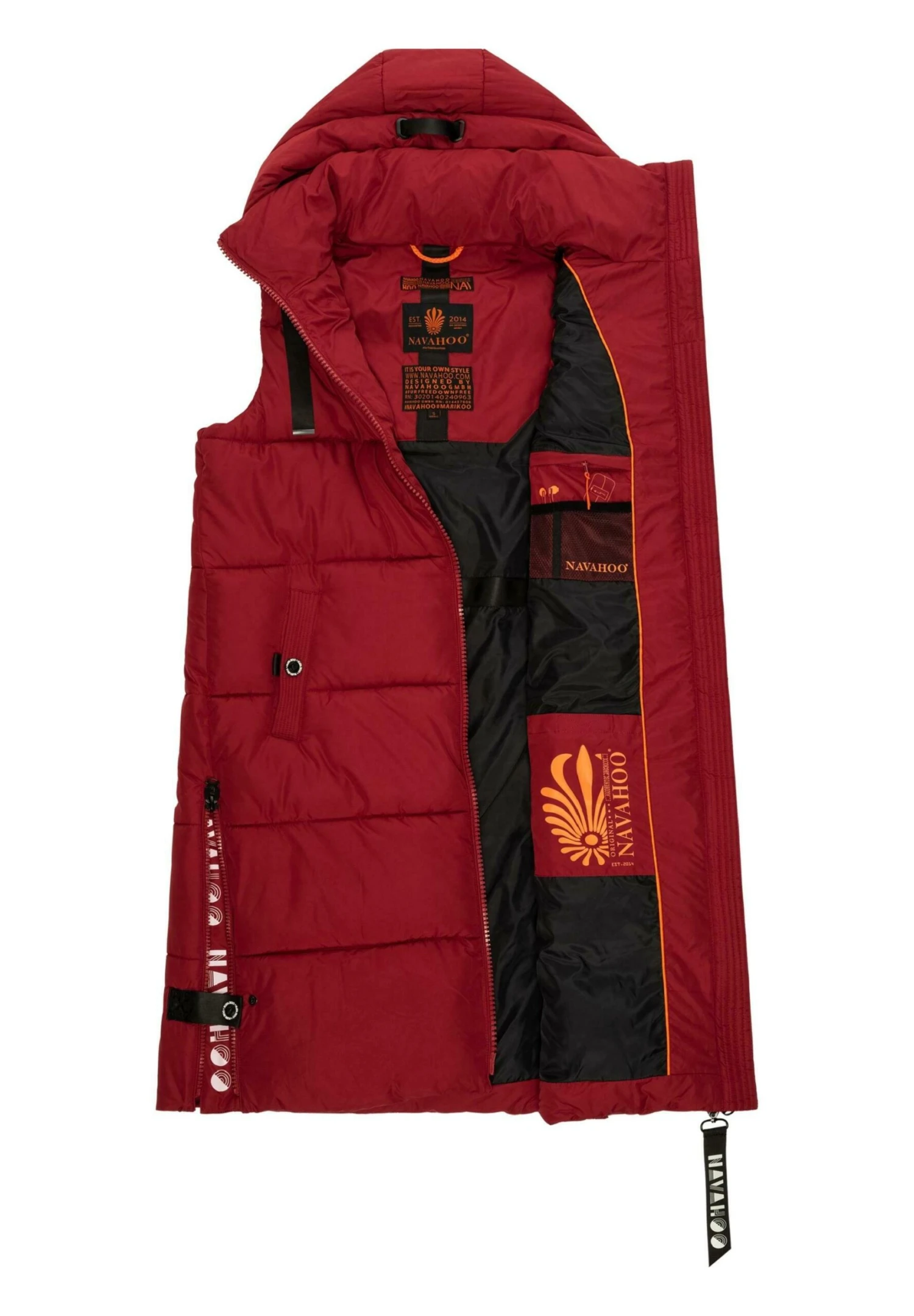Navahoo Schnuffelchen - Bodywarmer - Blood Red 5 Navahoo Schnuffelchen - Bodywarmer - Blood Red - Afbeelding 5