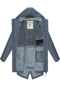 Navahoo Flower Of Ocean - Parka - Dusty Blue 8 Navahoo Flower Of Ocean - Parka - Dusty Blue -Dames Jas Winkel 8fece1e21ceb4459aa5040ba5feaddc7