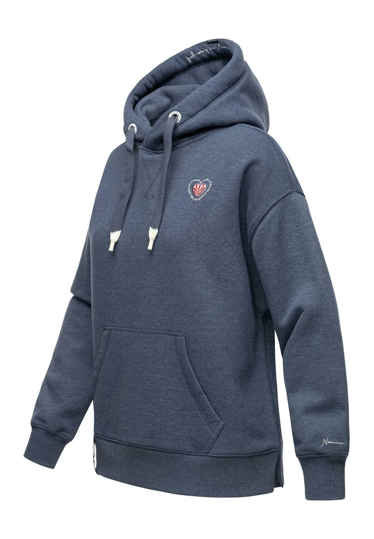 Navahoo Hoodie - Dusty Blue Melange 7 Navahoo Hoodie - Dusty Blue Melange - Afbeelding 7