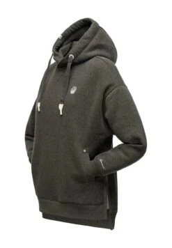 Navahoo Silberengelchen - Hoodie - Dark Grey Melange -Dames Jas Winkel 938a5c2697434209be36cfd94c0de203