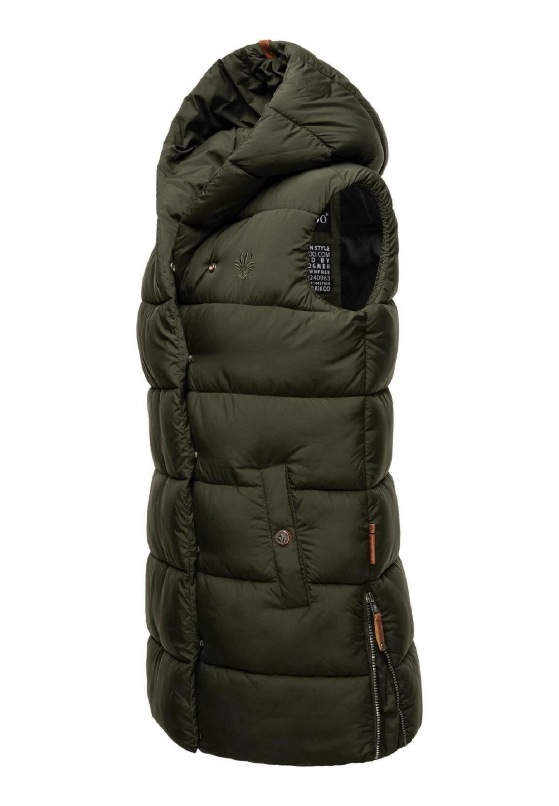 Navahoo Madilynaa - Bodywarmer - Dark Olive 2 Navahoo Madilynaa - Bodywarmer - Dark Olive - Afbeelding 2