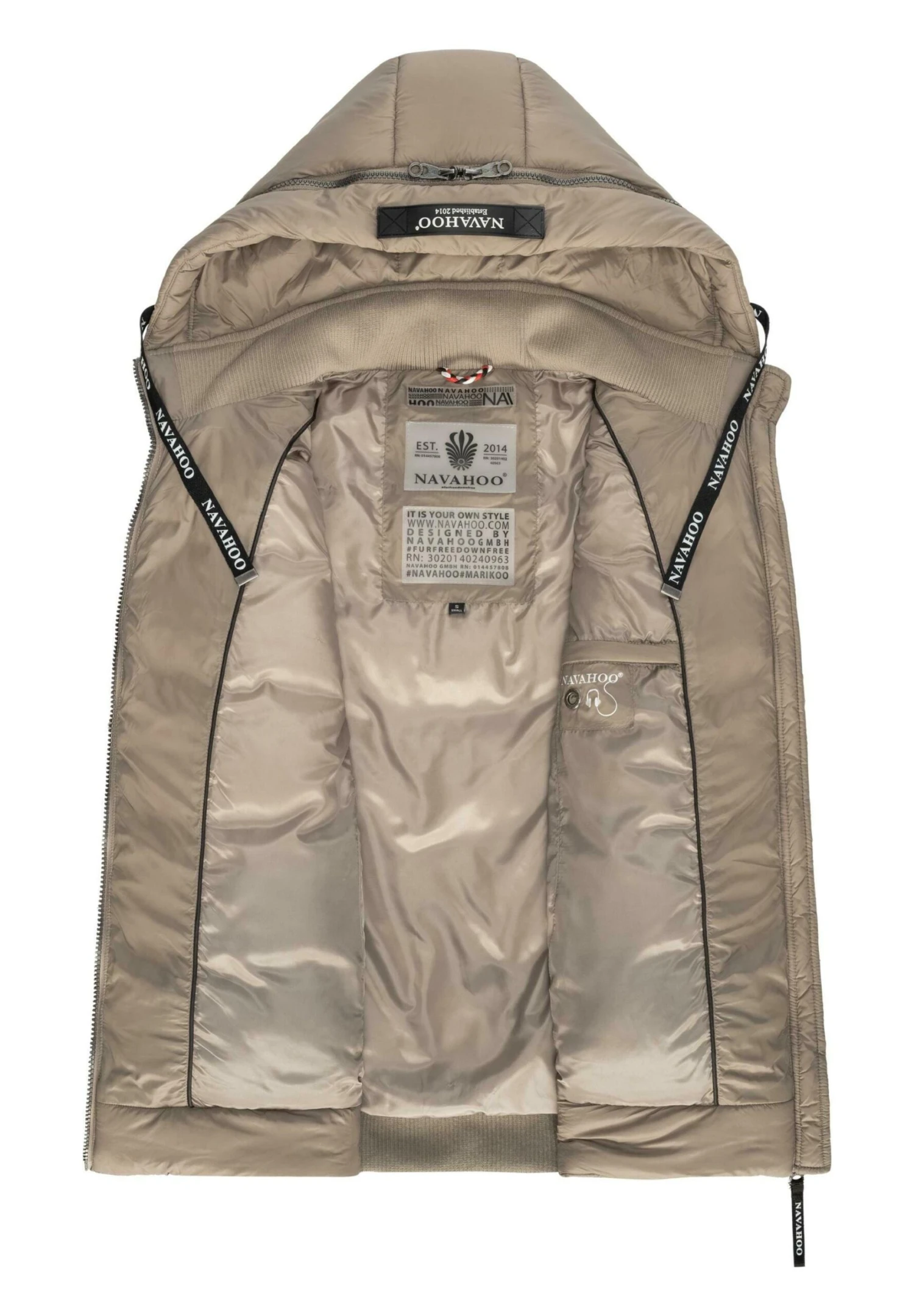 Navahoo Kassidy - Bodywarmer - Taupe 8 Navahoo Kassidy - Bodywarmer - Taupe - Afbeelding 8