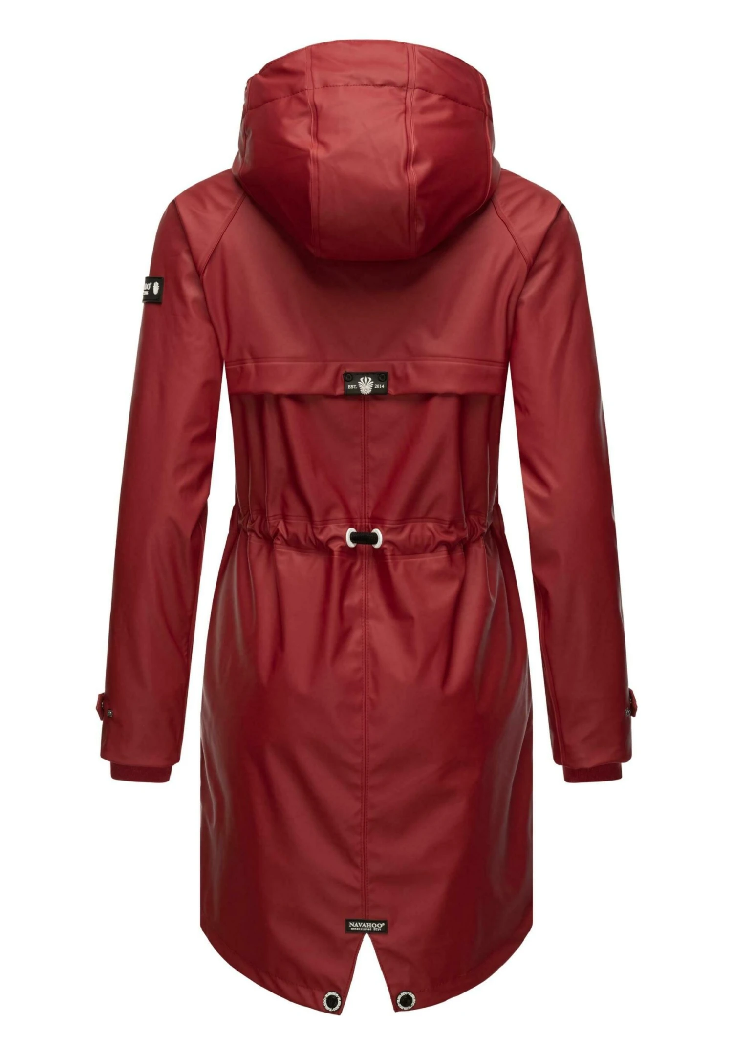 Navahoo Rainy Flower - Parka - Blood Red 2 Navahoo Rainy Flower - Parka - Blood Red - Afbeelding 2