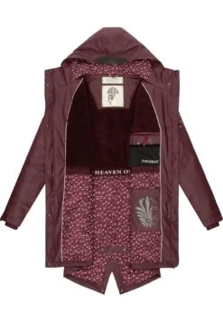 Navahoo Flower Of Ocean - Parka - Dark Red Melange 8 Navahoo Flower Of Ocean - Parka - Dark Red Melange -Dames Jas Winkel aa0bc9c222354743ae9d2f12887e47a1