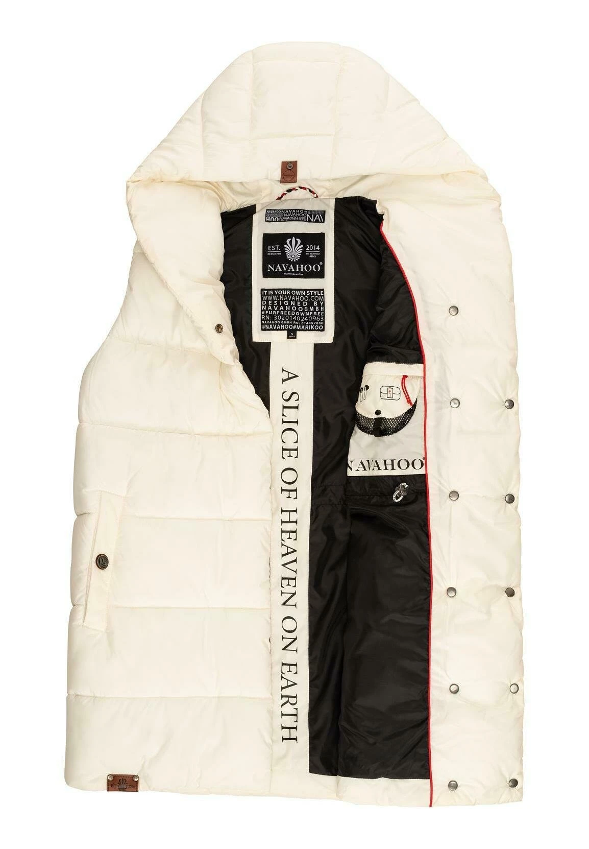 Navahoo Madilynaa - Bodywarmer - Offwhite 6 Navahoo Madilynaa - Bodywarmer - Offwhite - Afbeelding 6