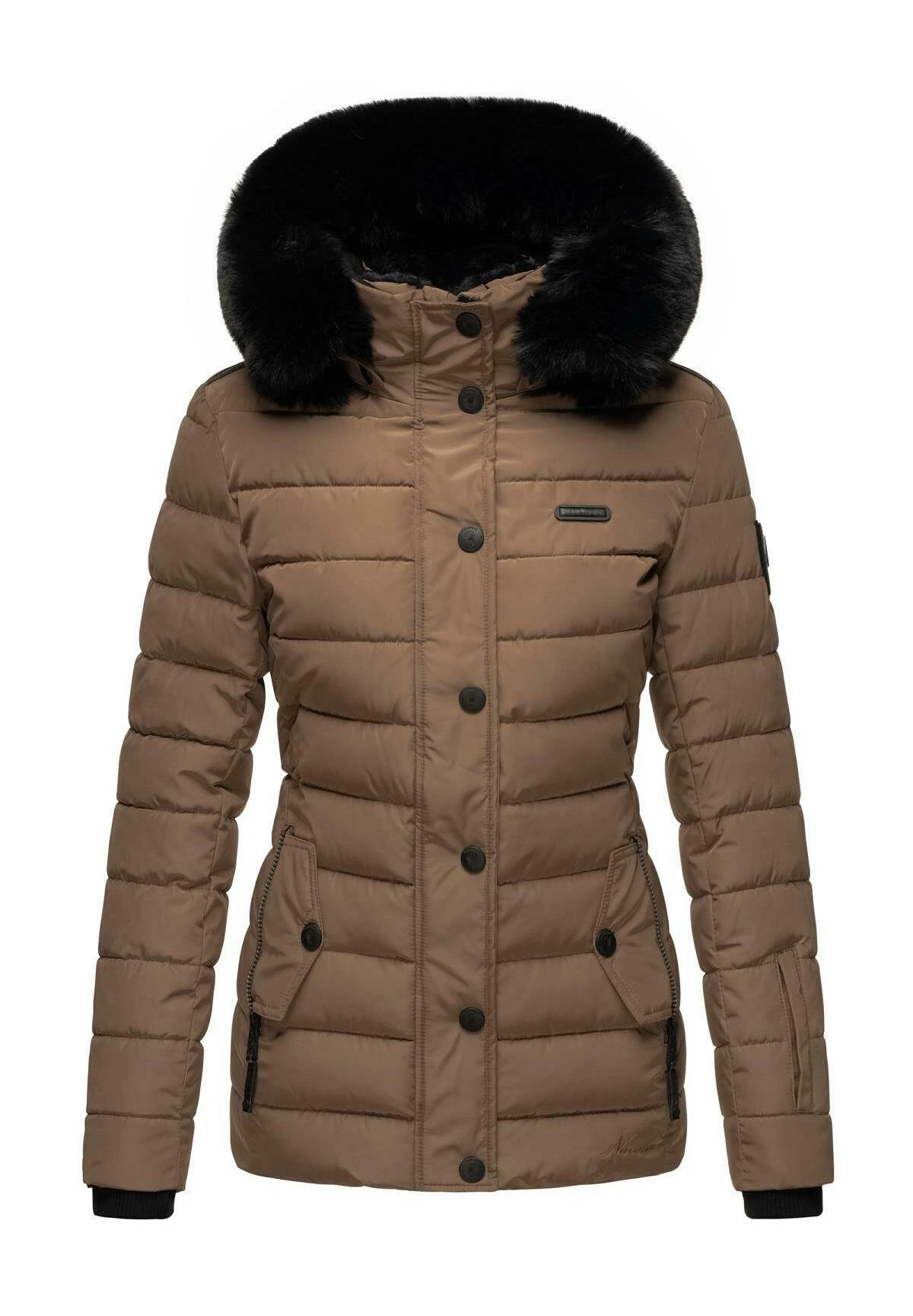 Navahoo Milianaa - Winterjas - Taupe 4 Navahoo Milianaa - Winterjas - Taupe - Afbeelding 4