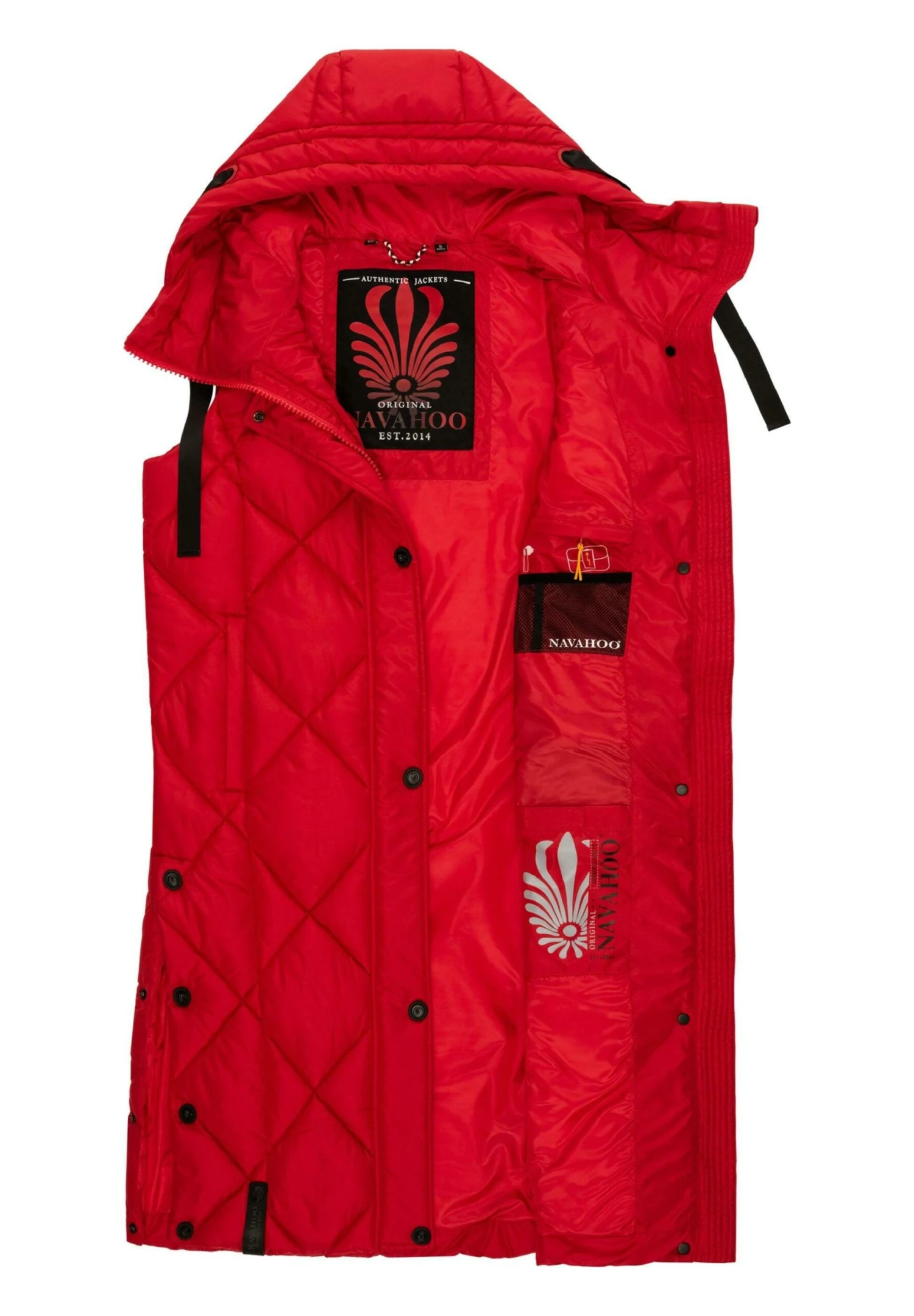 Navahoo Schnuckel - Bodywarmer - Apple Red 3 Navahoo Schnuckel - Bodywarmer - Apple Red - Afbeelding 3