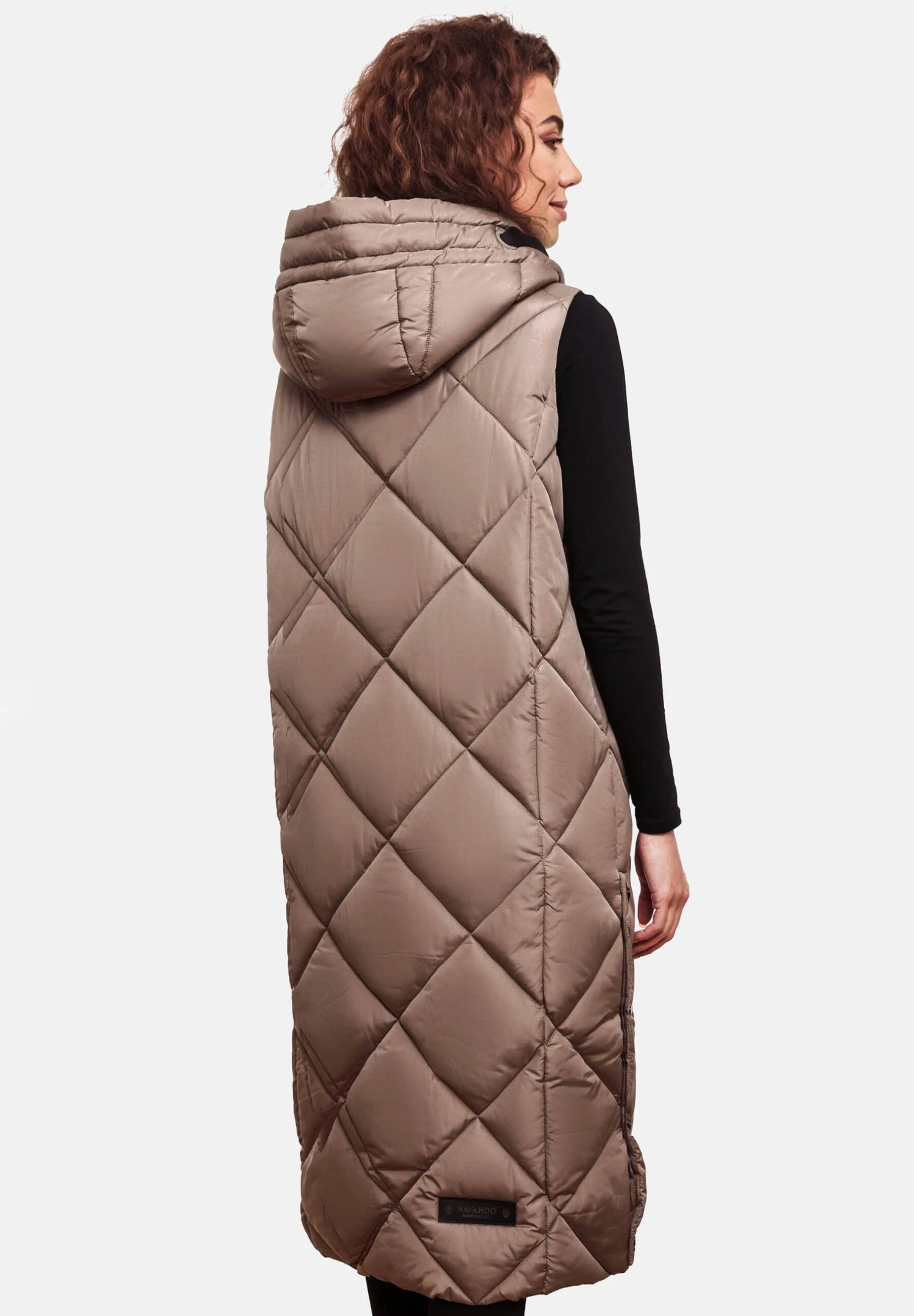 Navahoo Schnuckel - Bodywarmer - Dark Taupe 2 Navahoo Schnuckel - Bodywarmer - Dark Taupe - Afbeelding 2