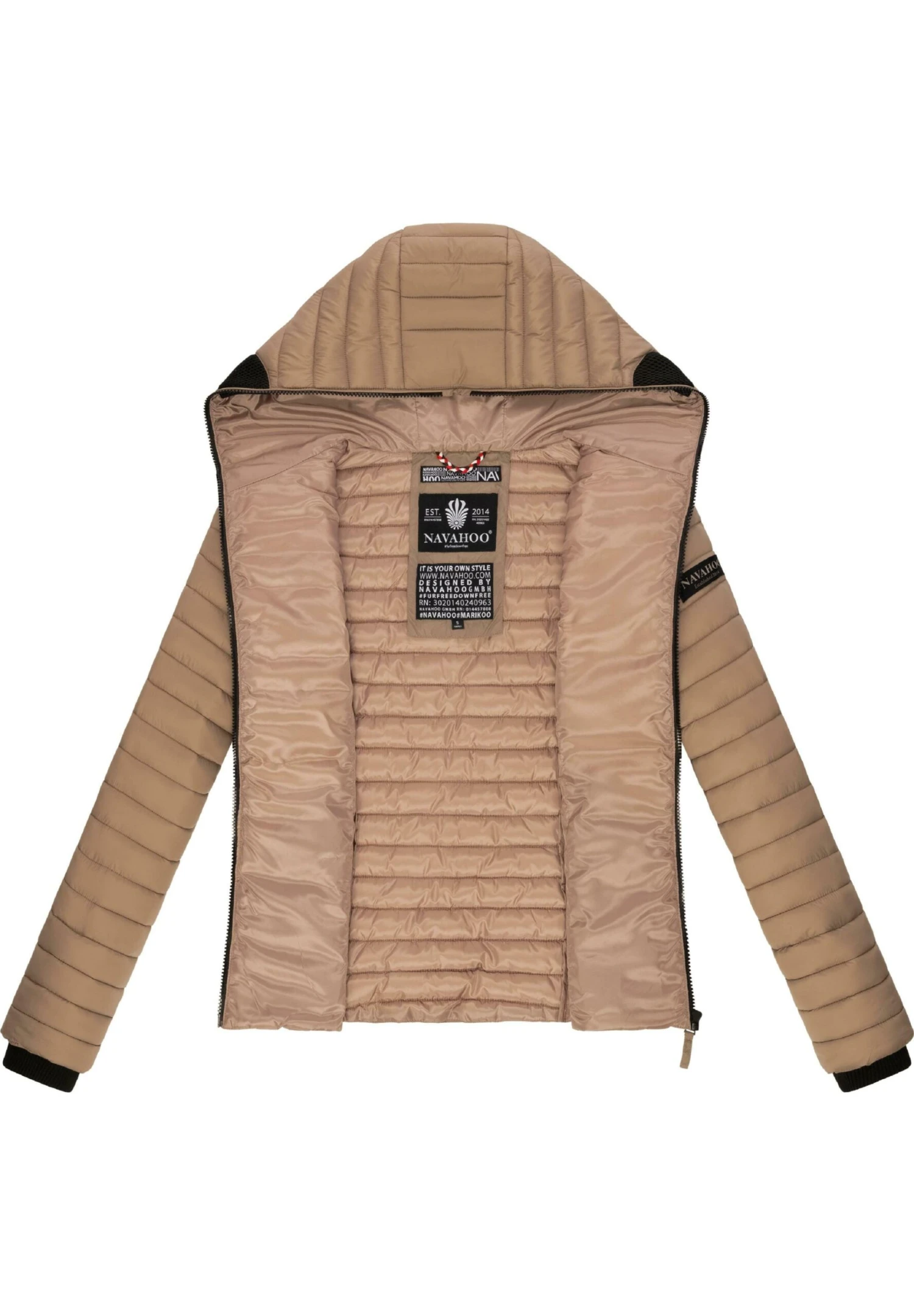 Navahoo Kimuk - Jas - Taupe/Grey 2 Navahoo Kimuk - Jas - Taupe/Grey - Afbeelding 2