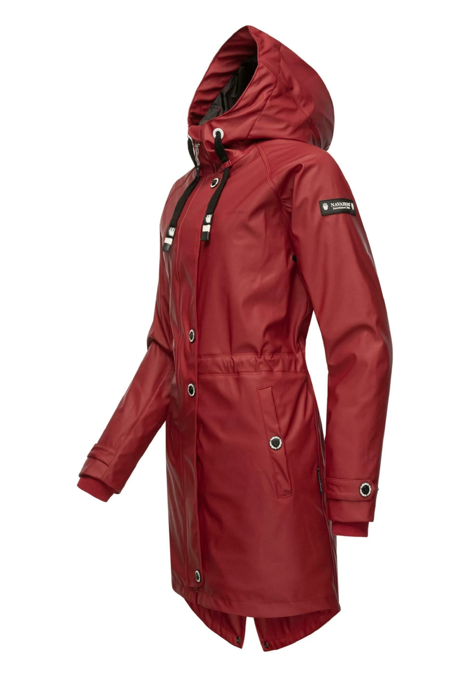 Navahoo Rainy Flower - Parka - Blood Red 3 Navahoo Rainy Flower - Parka - Blood Red - Afbeelding 3