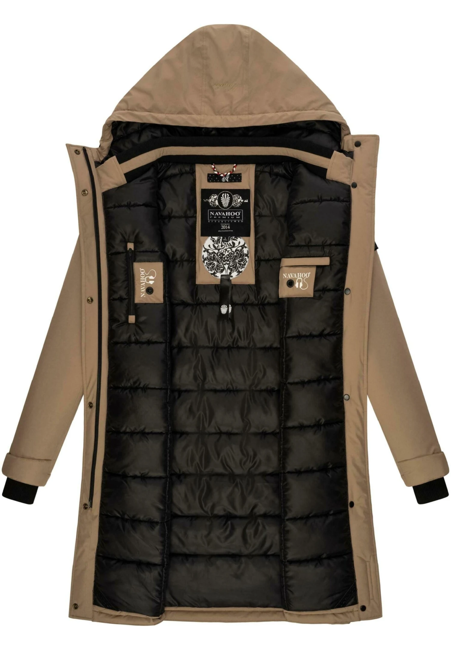 Navahoo Letiziaa - Winterjas - Taupe 6 Navahoo Letiziaa - Winterjas - Taupe - Afbeelding 6