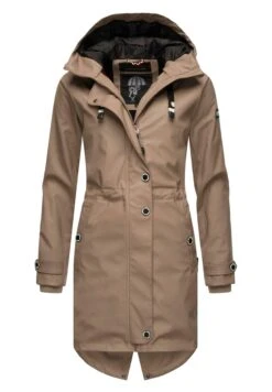 Navahoo Rainy Flower - Parka - Taupe 17 Navahoo Rainy Flower - Parka - Taupe -Dames Jas Winkel c29044f6d4534806a107ce16707fc2ba